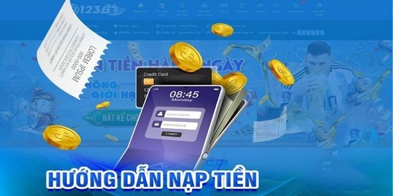 3 phương thức nạp tiền 123B dễ dàng cho mọi thành viên